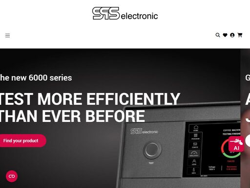 the expert in measurement and testing technology from germany. high-precision testing devices, test systems for all industries, high-voltage components, and calibration services.