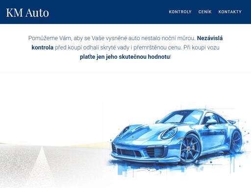oceňování ojetých vozů, kontrola stavu automobilů a zjišťování jejich ceny