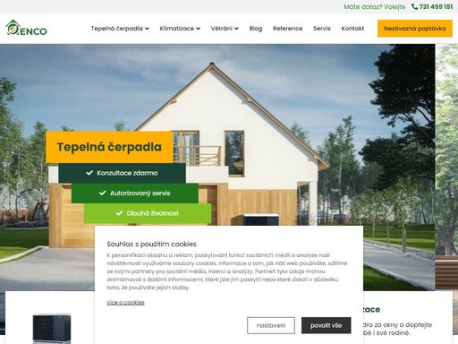 prodej a instalace tepelných čerpadel a klimatizací do rodinných domů, bytových domů a komerčních objektů. tepelná čerpadla vzduch - voda, země - voda, samsung, lg a další.