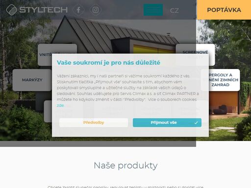 zabýváme se prodejem a poradenstvím v oblasti: žaluzie, rolety, sítě proti hmyzu, markýzy.