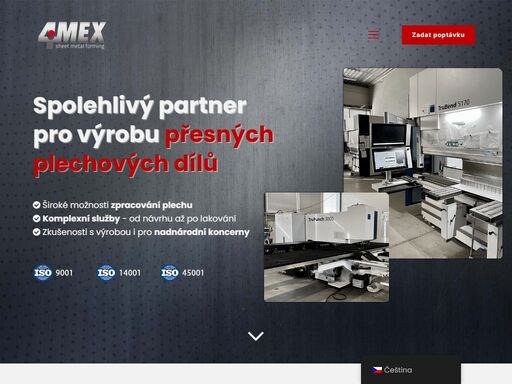 4mex je spolehlivý partner pro výrobu plechových dílů. nabízíme široké možnosti cnc zpracování plechu díky kombinaci cnc vysekávání, tváření, ohraňování a lisování.