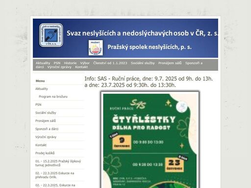 centrum denních služeb 
pražský spolek neslyšících 
darwinova 24 
143 00 praha 12 modřany
