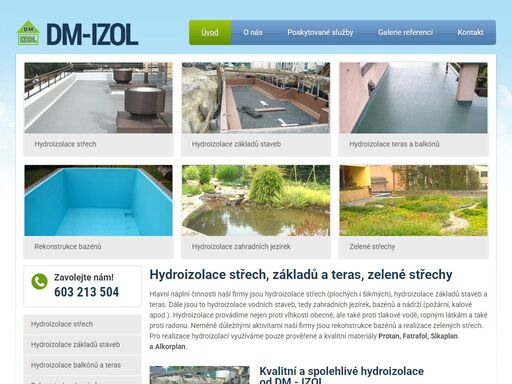 potřebujete provést izolaci proti vodě (hydroizolaci) u vaší střechy, základů stavby, zahradního jezírka? jsme specialisté na hydroizolace. vyzkoušejte nás.