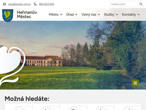 oficiální stránky města heřmanův městec
