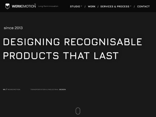 werkemotion design studio is an award-winning r&d transportation & industrial design studio located in bratislava, slovakia since 2013