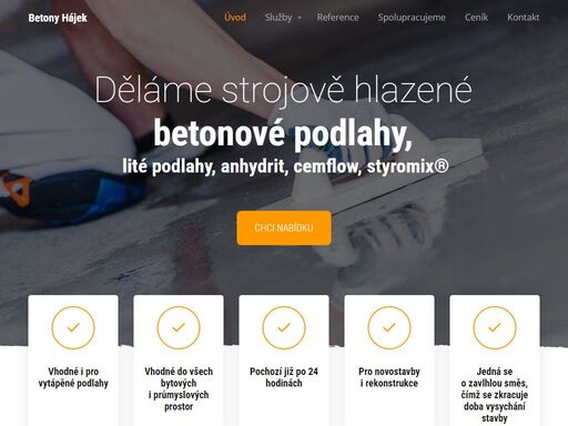 strojově hlazené podlahy v praze, středočeském kraji a na jihozápadě naší republiky.