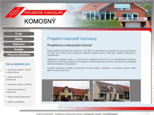 projektová  a inženýrská činnost