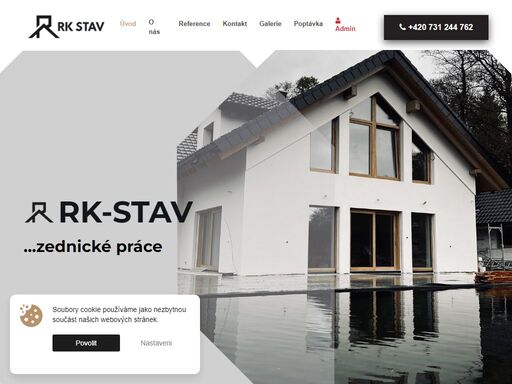 rk stav - fasády, rekonstrukce a zednické práce.