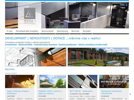 development | projektové řízení  | reality | dotace | odhady
