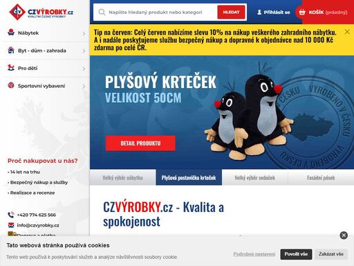jsme poctivá česká firma zaměřená na prodej nábytku a českých výrobků vyráběných zde v české republice. nabízíme akce, novinky, slevy a vlastní dopravu zdarma.