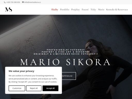profesionální fotograf mario sikora | portrét, business, fine art | nezaměnitelné fotografie pro jednotlivce i firmy. napište si o svůj termín již nyní.