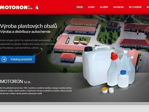 motoron s.r.o. se zabývá výrobou a distribucí plastových obalů a autochemie. jsme schopni plnit i ty nejnáročnější požadavky na výrobu moderního obalu pro chemickou, průmyslovou i potravinářskou oblast.