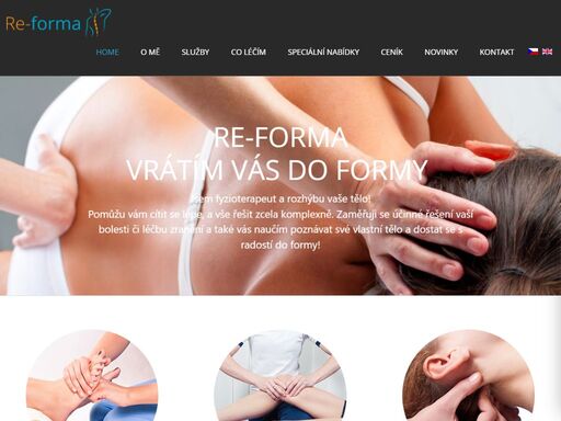 vrátíme vás do formy - fyzioterapie, sportovní fyzioterapie, prevence, konzultace, ergonomie, relaxace a regenerace...to vše je vám k dispozici!