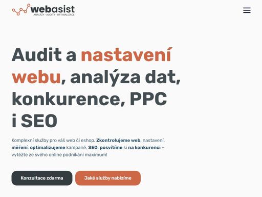 komplexní audit webu, ppc kampaní, seo a analýza konkurence od profesionálů. na míru a pro každého.