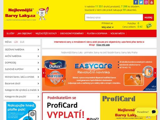 www.nejlevnejsi-barvy-laky.cz