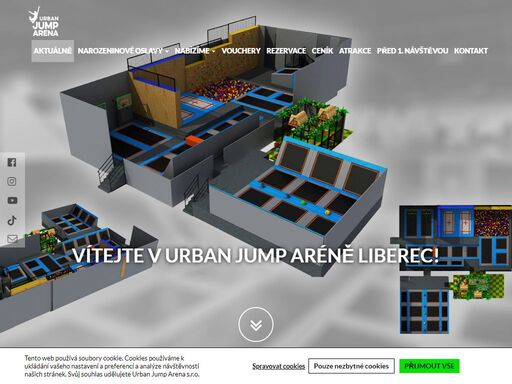free jump aréna v liberci - urban jump aréna