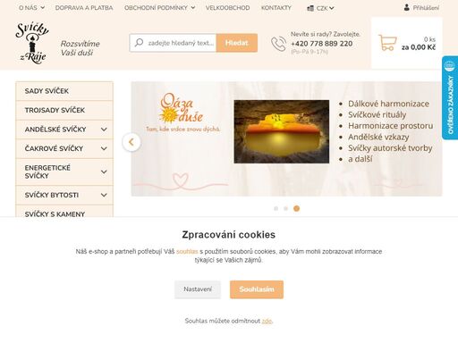 objevte kouzlo autorských svíček od svíček z ráje. nabízíme ručně vyráběné harmonizační svíčky, vhodné pro rituály, meditace i každodenní pohodu. výroba, prodej a velkoobchod s důrazem na kvalitu a originalitu.