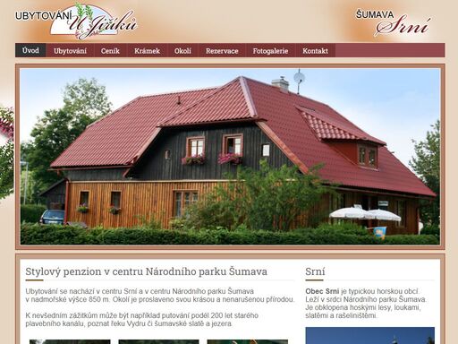 ubytování na srní - ubytování v srdci národního parku šumava v centru obce srní, krámek a občerstvení, zahrada s možností grilování.