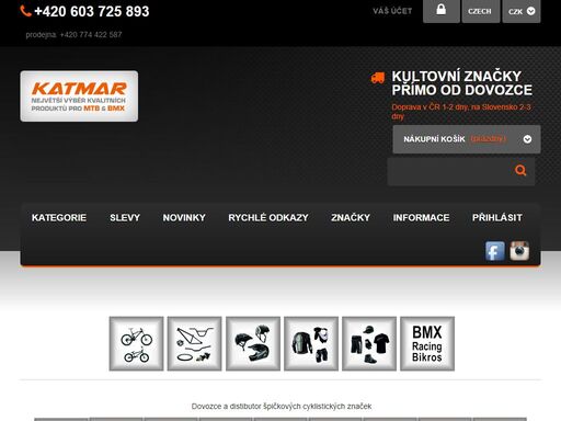 katmar bike center :  - chrăˇniäťe a ortă©zy helmy a bră˝le komponenty cyklo kola samolepky, ruäťnă­ky, pĺ™ă­vä›sky ... obleäťenă­ a boty dvd, knihy, dăˇrkovă© pĺ™edmä›ty snowscoot taĺˇky, batohy, năˇĺ™adă­, lahve.. akce äśistka / outlet komponenty bmx race ride concepts boty akce identiti uk katmar, mtb, bmx, mx, chranice, kola, motokros