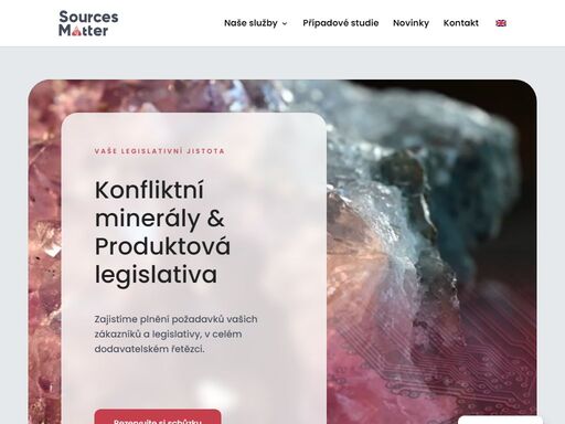 nabízíme kompletní služby v oblasti - konfliktní minerály, environmentální legislativa (reach, rohs, scip), esg.