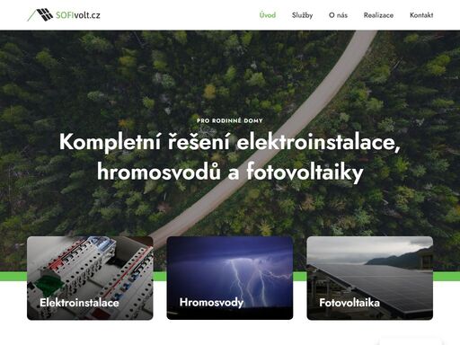 pro rodinné domykompletní řešení elektroinstalace, hromosvodů a fotovoltaikyo násjsme malá rodinná firma, která se zabývá elektrikářským řemeslem od roku