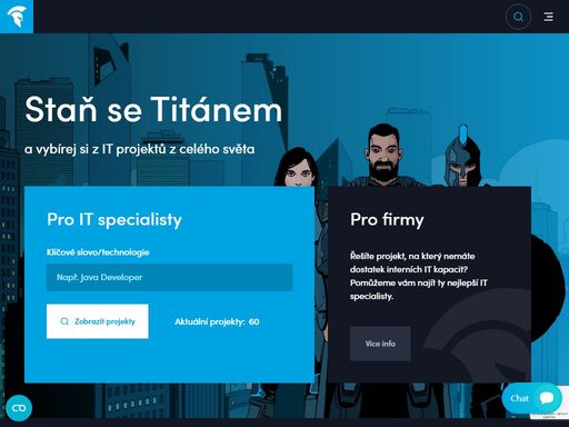 jsme titáni v outsourcingu it specialistů - zajišťujeme efektivní nábor pro it projekty a top projekty pro it specialisty. přidejte se k nám!