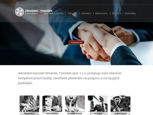 advokátní kancelář křivánek tomášek - výborná znalost platného práva a profesionální zkušenosti s aplikací platného práva.