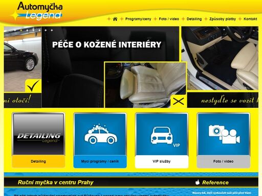 naše automyčka na vinohradské ulici nabízí kompletní péči o vaše auto - nejen ruční mytí, ale i renovaci laku, čištění kůže, detaling, či aplikaci ceramic pro