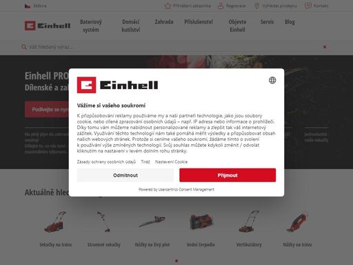 správné přístroje pro domácí a zahradní projekty | elektrické akumulátorové přístroje, výkonné stacionární přístroje a kvalitní zahradní přístroje se skvělým poměrem ceny a výkonu | prozkoumejte nyní na einhell.cz!