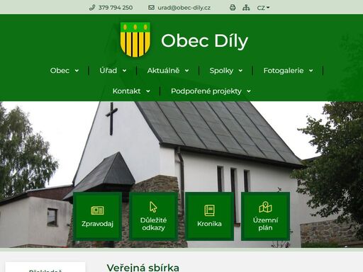 oficiální stránky obce