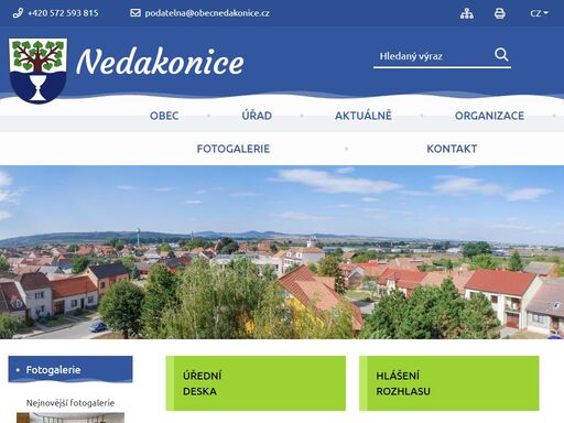 oficiální stránky obce nedakonice