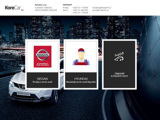 prodej a servis vozů nissan v hradci králové