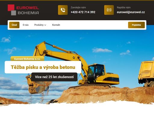 zaměřujeme se na težba písku, výroba betonu, zařízení pro těžbu, hepu čerpadla