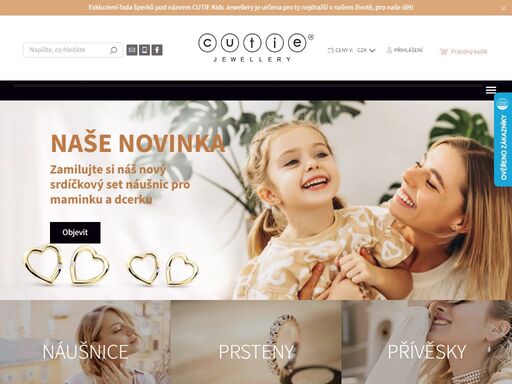 cutie kids jewellery.  
exkluzivní řada šperků pod názvem cutie kids jewellery je určena pro ty nejdražší v našem životě, pro naše děti. protože chápeme, že narození dítěte znamená pro každého rodiče malý zázrak, je při výrobě našich výrobků kladen důraz na kvalitu použitého drahého kovu a kamenů, zdravotní…