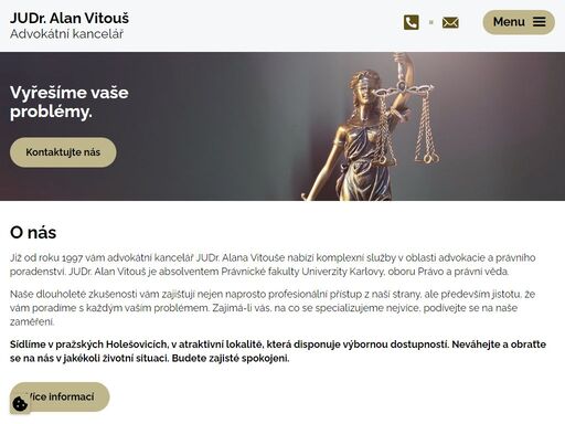 judr. alana vitouše nabízí komplexní služby v oblasti advokacie a právního poradenství.