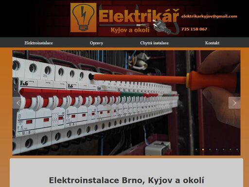 elektroinstalace a veškeré elektro služby nn - instalace hromosvodů, nové rozvody elektřiny, rekonstrukce, přípojky na novostabu, zapojení rozvaděčů, apod. volejte 725 158 067.