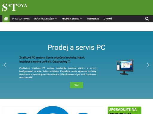poskytujeme kvalitní servis počítačů, správu it, serverhousing. webhosting a cloud