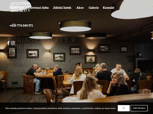 restaurace v liberci - hospoda domov, restaurace domov, podáváme denní menu i o víkendu, pořádáme akce a koncerty.