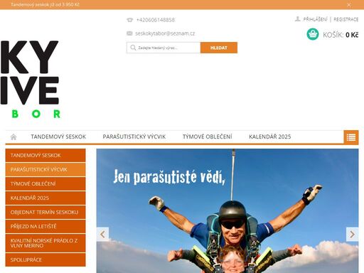 #skydive tábor#. #tandemové seskoky padákem na jihu čech#