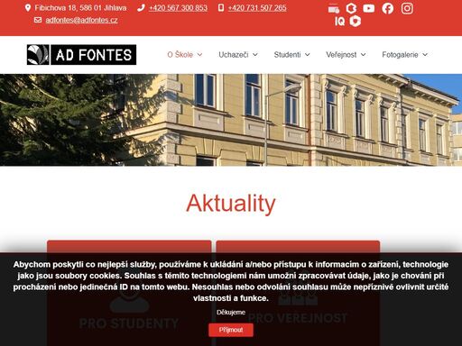 soukromé všeobecné osmileté gymnázium. vzdělávací program školy je založen na poznávání a rozvíjení individuálních možností každého žáka.