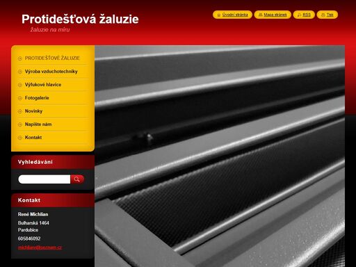 protidešťové žaluzie  na míru ,výroba a prodej. výroba potrubí vzduchotechnika
