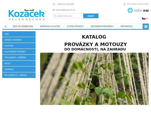 velkoobchod, maloobchod a e-shop vybavení do domu, bytu, dílny a zahrady. přes 10000 položek trvale skladem. dovozce a přímý distributor. domácí potřeby, kuchyňka, železářství, nářadí, úklidové potřeby, zahrádkářské potřeby, malé elektro, zavařování a pálení ovoce. zásobujeme prodejny, e-shopy, soukromé a státní…