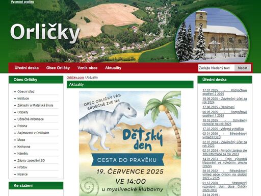 obec orličky