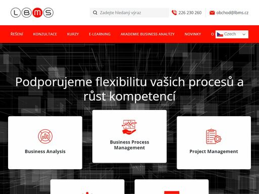 pomůžeme vám zvýšit kvalifikaci a automatizovat it i business procesy. přes 25 let praxe a zkušeností předáváme dále - lbms.