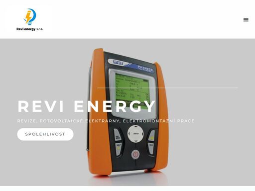 společnost působí po území čř a její náplní je revizní činnost, realizace, servis a údržba. revi energy - elektroinstalace a revize - praha