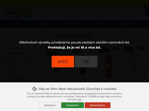 nápojový e-shop, vlastní rozvoz, akční a partnerské ceny. nabízíme sudové pivo, limonády i prosecco. specialisté na rumy, giny, vodky a likéry.