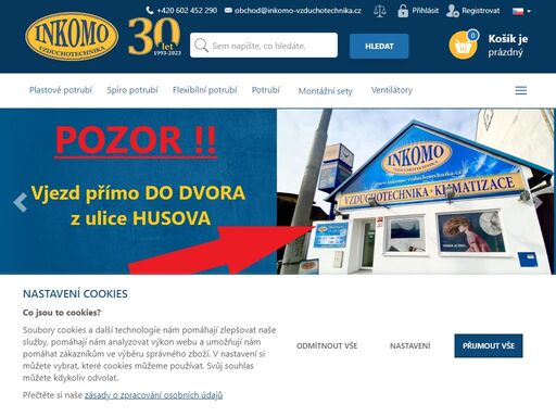 vzduchotechnika, potrubí, ventilátory, plastové potrubí, izolace, rekuperace