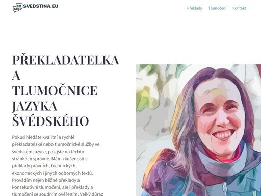překladatelka a tlumočnice jazyka švédského