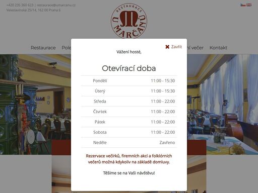 restaurace u marčanů