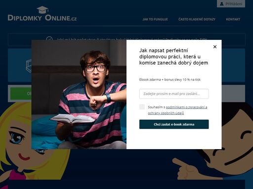 diplomky online s.r.o. - komplexní služby v oblasti vázání diplomových, bakalářských a jiných prací.